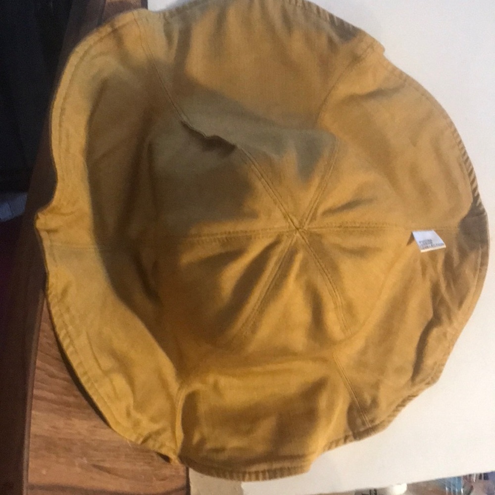 New , never used 100% cotton , reversible hat with ruffle like edging great